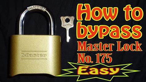 Here is the lock we broke in seconds httpsamzn. . Master 175 bypass